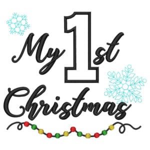 Embroidery My First Christmas