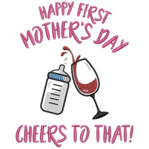 Embroidered Mother's Day