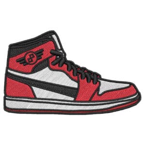 Embroidery of a Tennis Shoe