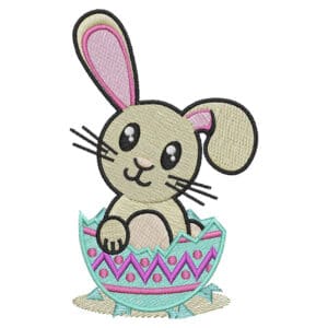 Bunny Embroidered