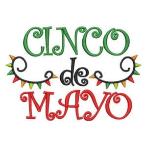 Cince de Mayo Embroidery