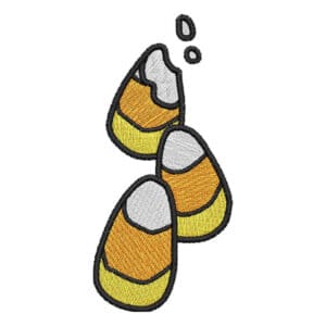 Candy Corn Embroidery