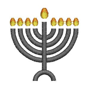 Menorah Embroidery